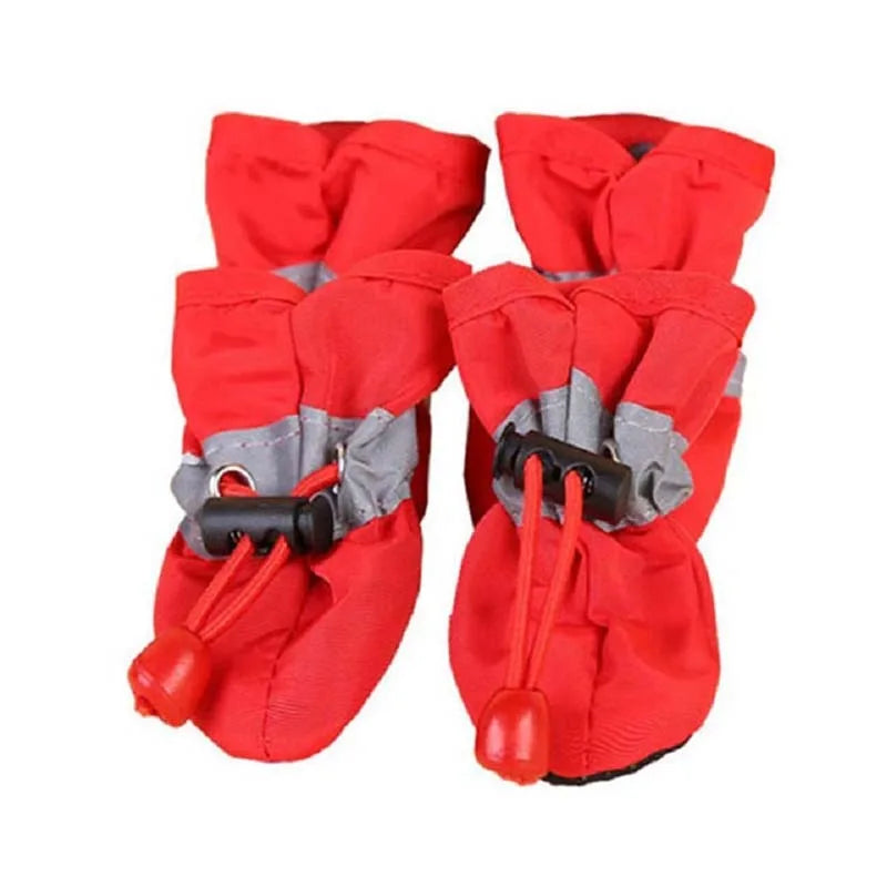 Anti-Slip Paw Boots for Small Dogs & Cats, Set of 4