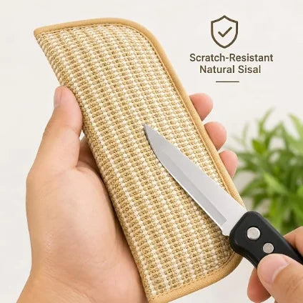 Catnip Cat Toy Pillow with Sisal Scratch Pad Teeth Grinding Chew Toy for Indoor Cats Self Play and Daily Entertainment Pet Items