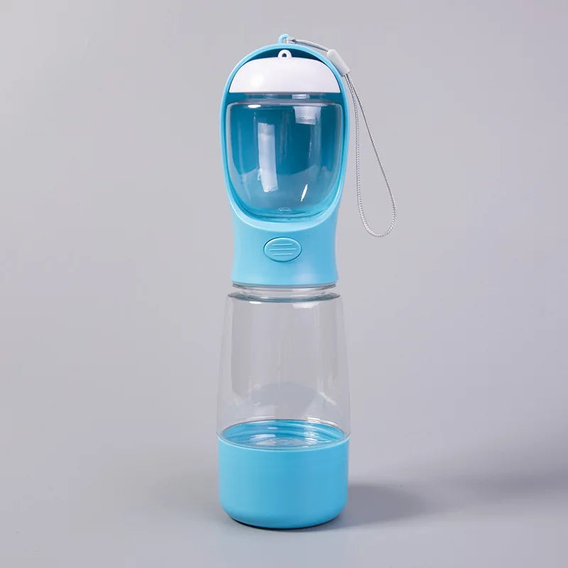 3-in-1 Portable Pet Water Bottle with Built-In Bowl