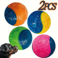 Medium Squeaky Rubber Dog Balls, 2 Pack