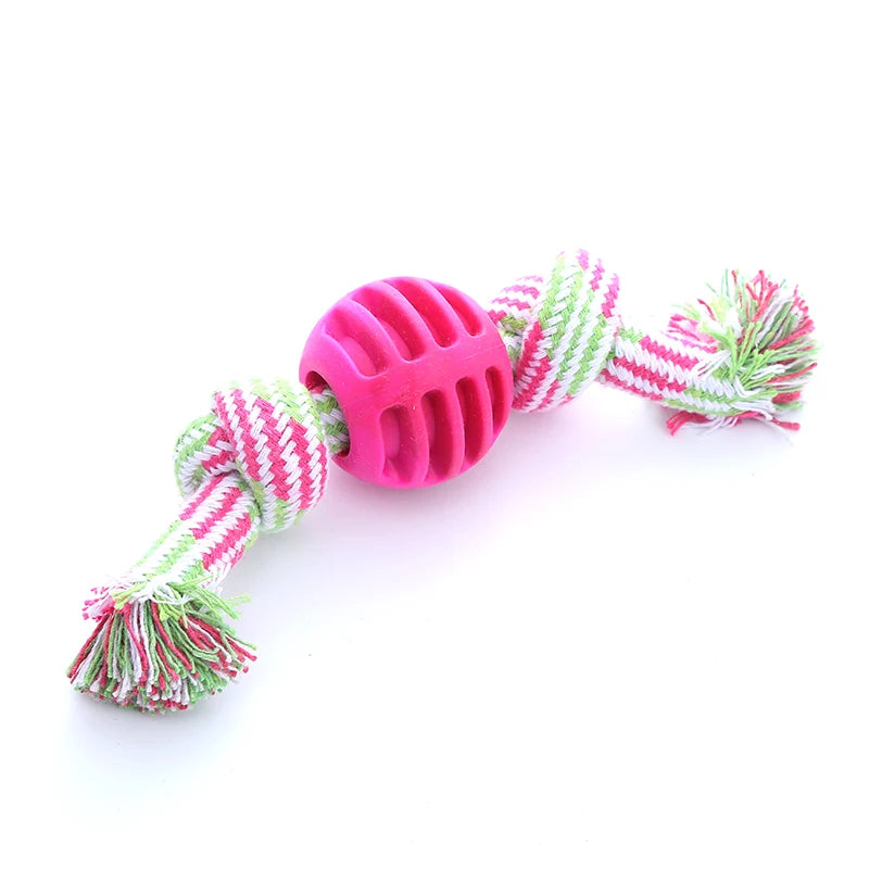 Double Knot Rope Ball Chew Toy for Dogs, XS