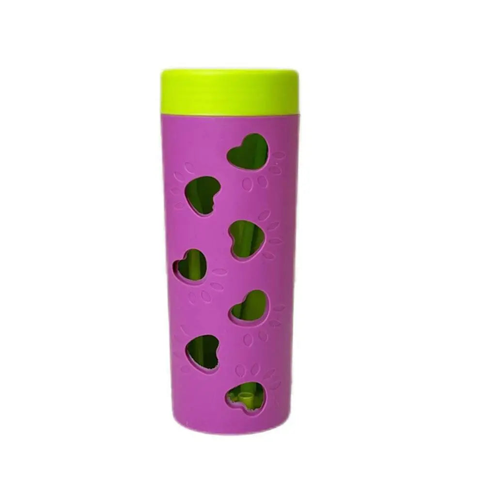 Pet Slow Feeder Treat Dispensing Roller Toy Detachable Durable Chew-Friendly Interactive Dispenser for Small Medium Dogs & Cats