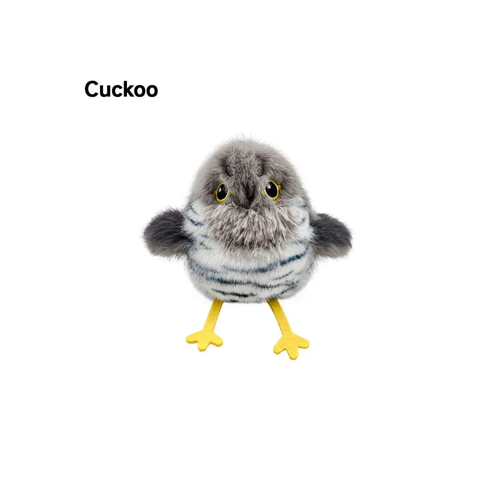 Electric Flapping Bird Cat Toy with Teasing Stick