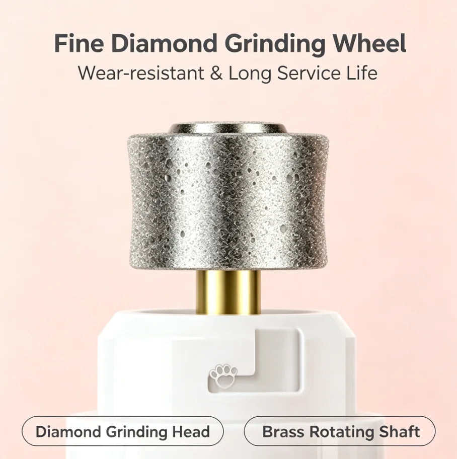 USB Rechargeable Pet Nail Trimming Tool Built-in Grinding Wheel Portable Electric Paw Care Device For Small Medium Large Dogs
