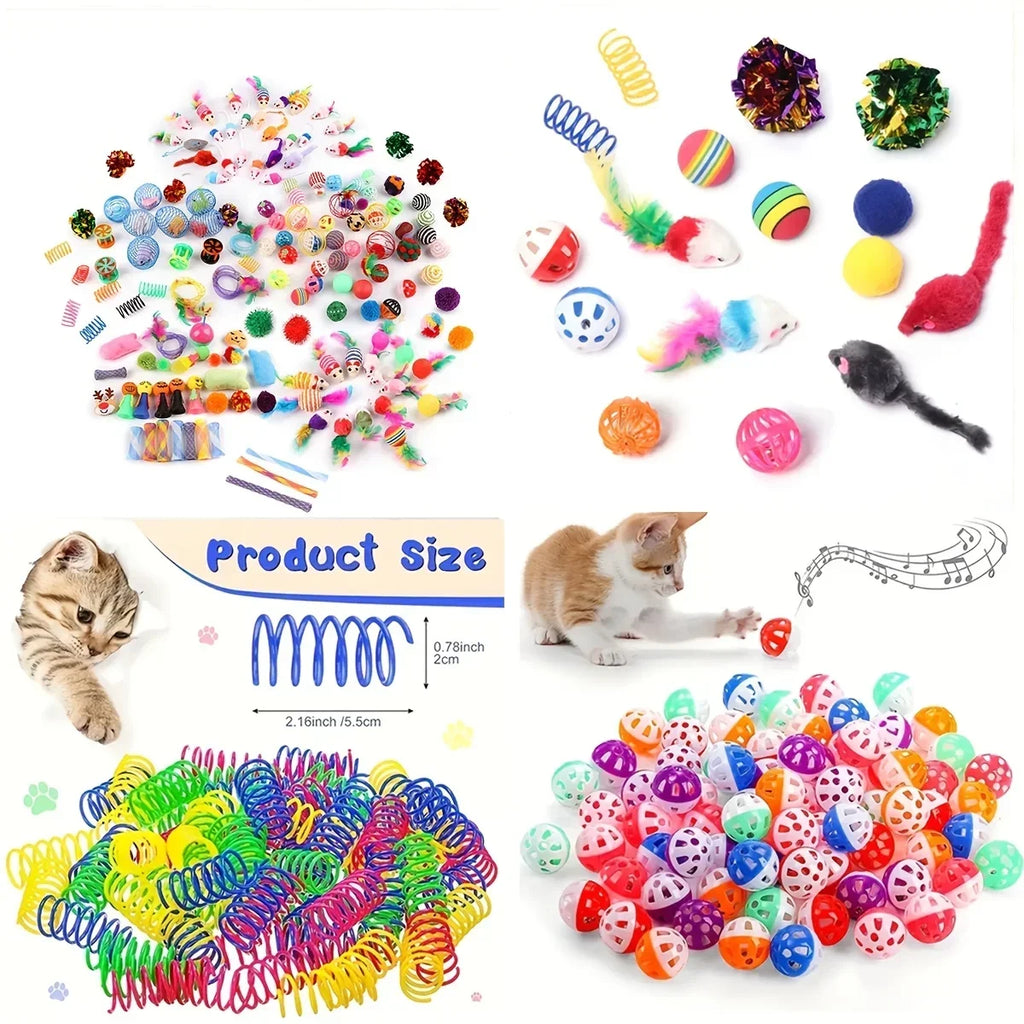 Cat Toy Variety Pack, 14, 28 or 56 Pieces