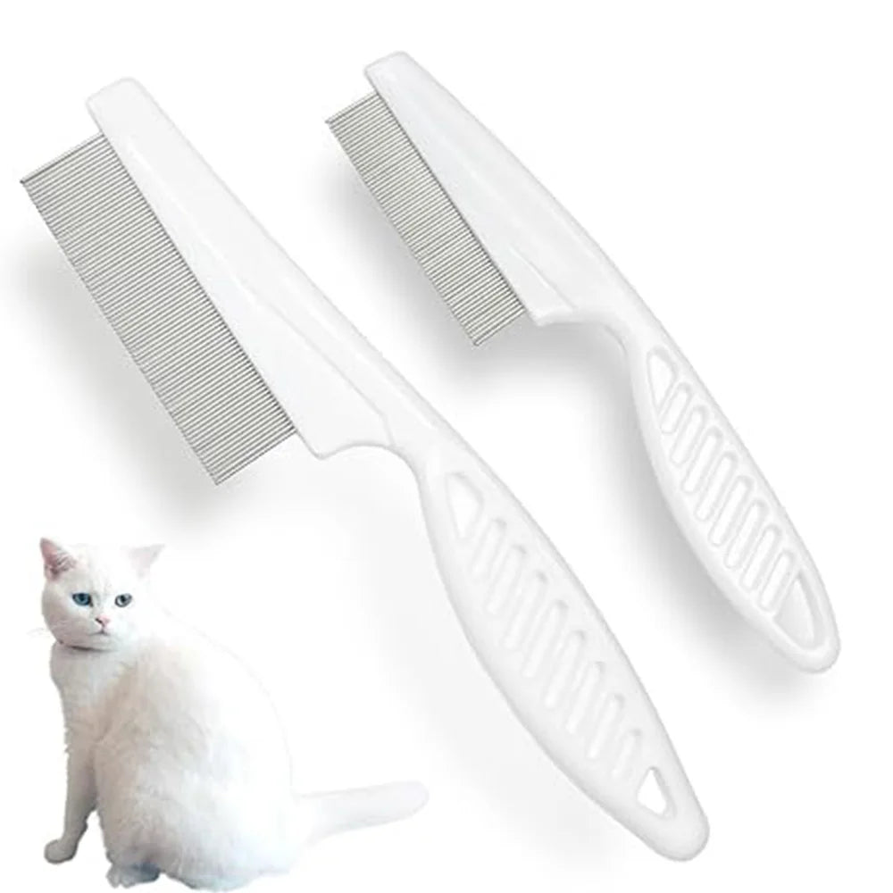 Pet Grooming Flea Comb Pet Care Comb Cat Hair Brush Flea Removal Massage Comb Dog Hair Grooming Cleaning Tools Pets Accessories