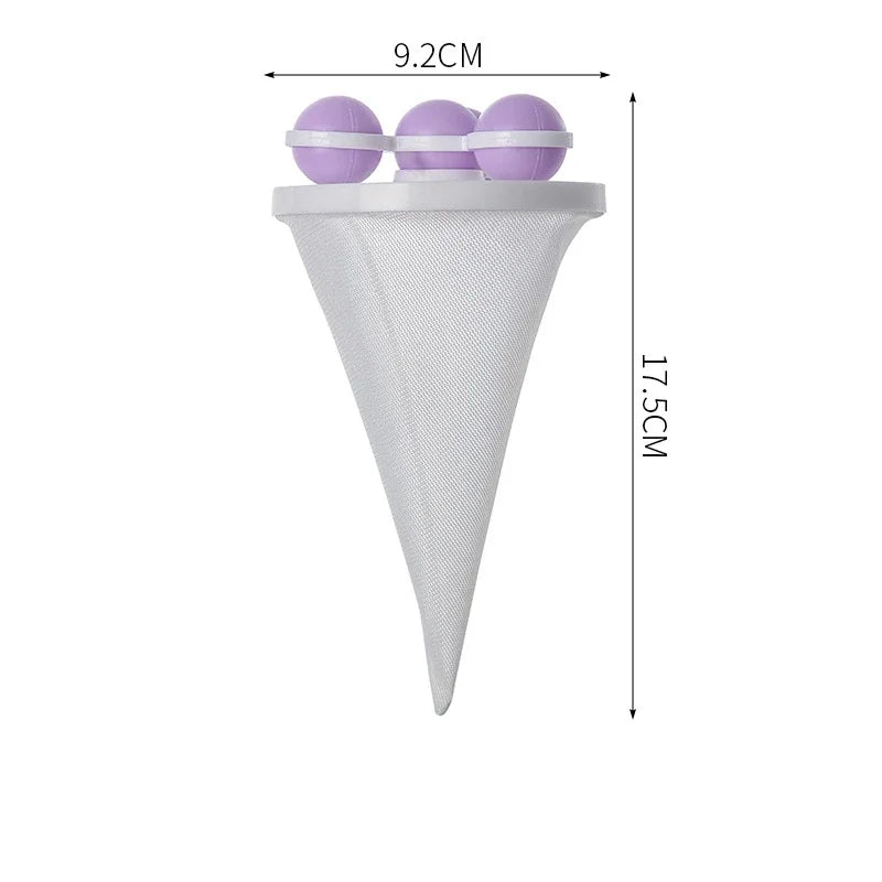 Reusable Washing Machine Lint Filter Bag Pet Hair Dirt Catcher Laundry Clothes Cleaning Tool
