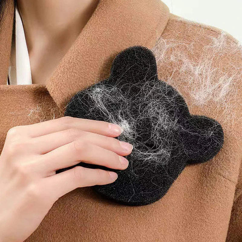 4/8PCS Bear Shape Laundry Balls Lint Catcher Reusable Pet Hair Remover Cleaning Sponge for Clothes Sofa Cat Dog Home House