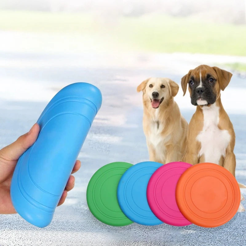 Pet Frisbee Toy  Outdoor Floatable Medium Large Dog Interactive Bite Resistant Training Dog Frisbee