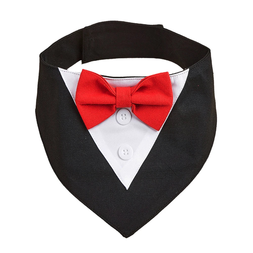 Bow Tie Bandana Scarf for Dogs, XS–XL