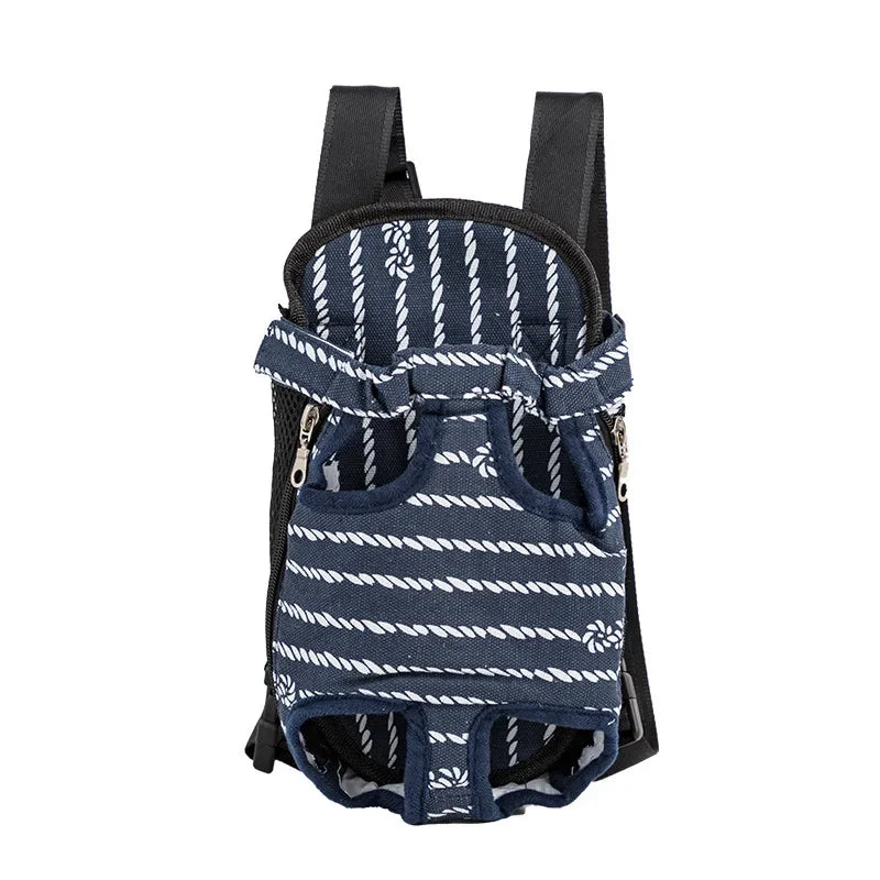 Adjustable Double-Shoulder Pet Carrier Backpack, Prints and Colors