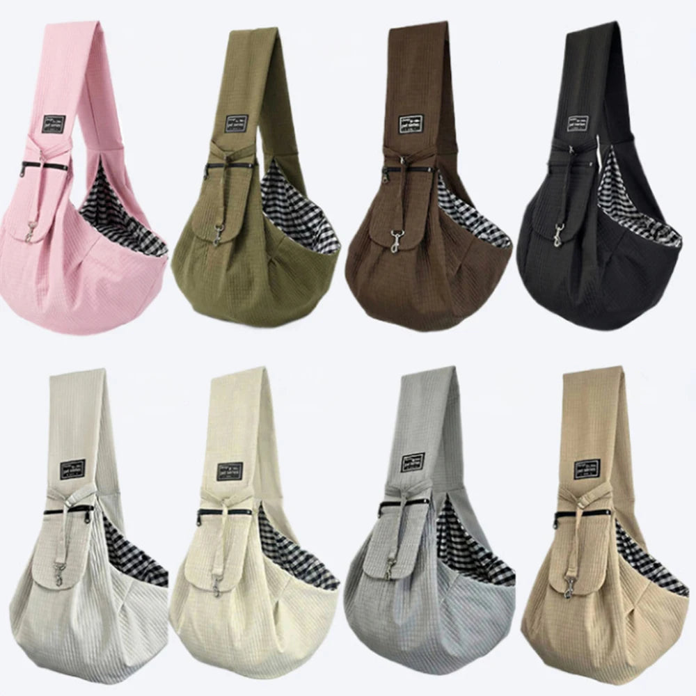Pet Carrier Crossbody Bag Dog Cat Handbag Outdoor Travel Dog Shoulder Bag