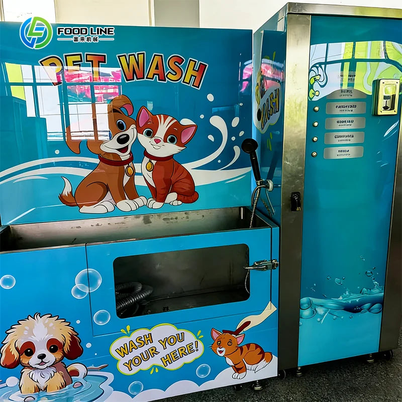 Custom Self-Service Pet Washer with Multi-Payment & Drying System, Pet-Friendly Design for Pet Shop & Home Use