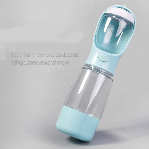 3-in-1 Portable Pet Water Bottle with Built-In Bowl