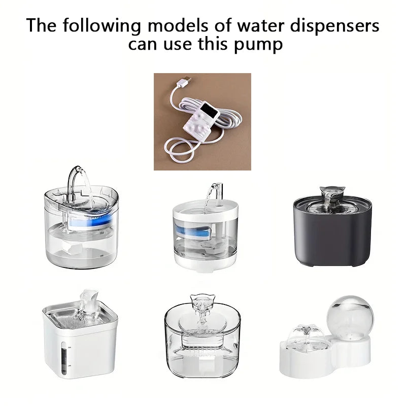 Pet intelligent water dispenser replaces water pump, separate water pump does not include water dispenser
