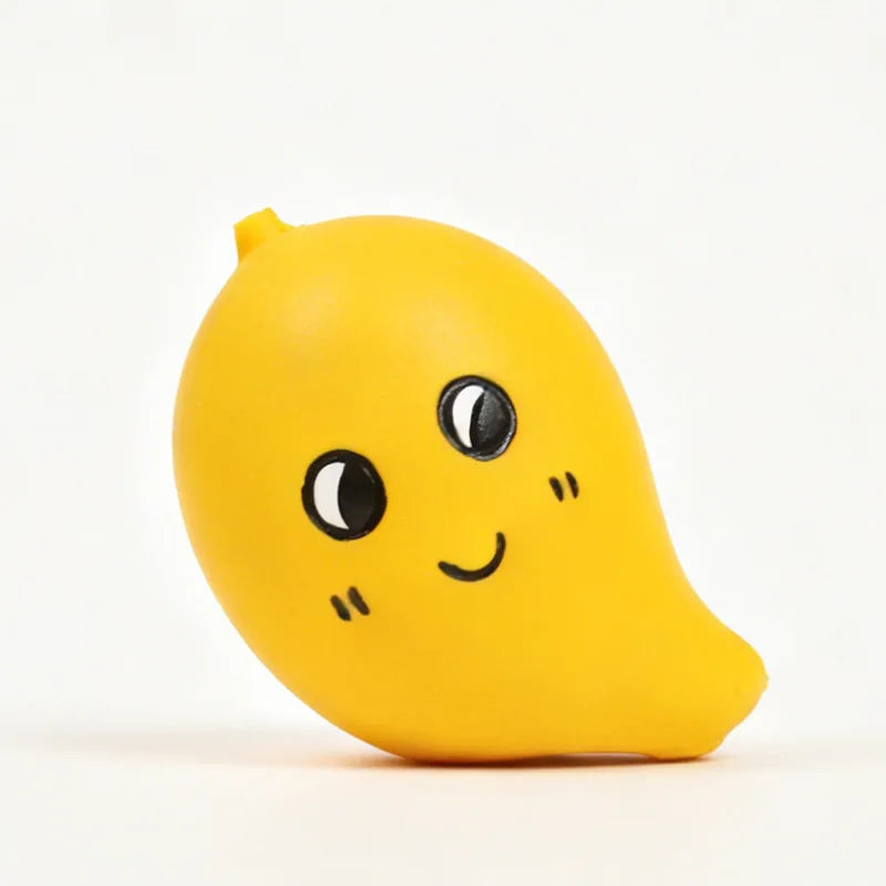 Pet Latex Toy Lemon, Mango, Pear - Dog Chew Toy, Bite-Resistant, Squeaky, for Puppies Small Dogs, Teething Cleaning
