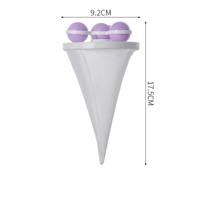 Reusable Washing Machine Lint Filter Bag Pet Hair Dirt Catcher Laundry Clothes Cleaning Tool