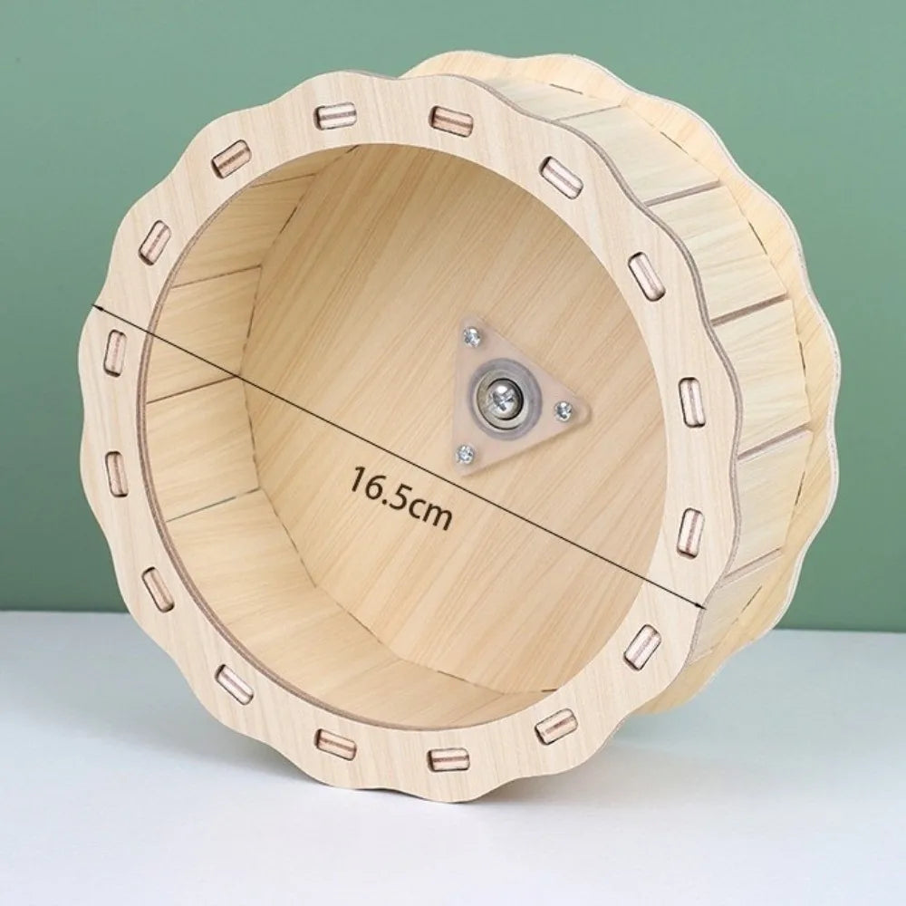New Wooden Hamster Villa Easy to Install Durable Seesaw Swing Chewable Cage Accessories Hamster Climb Toy Pet Supplies