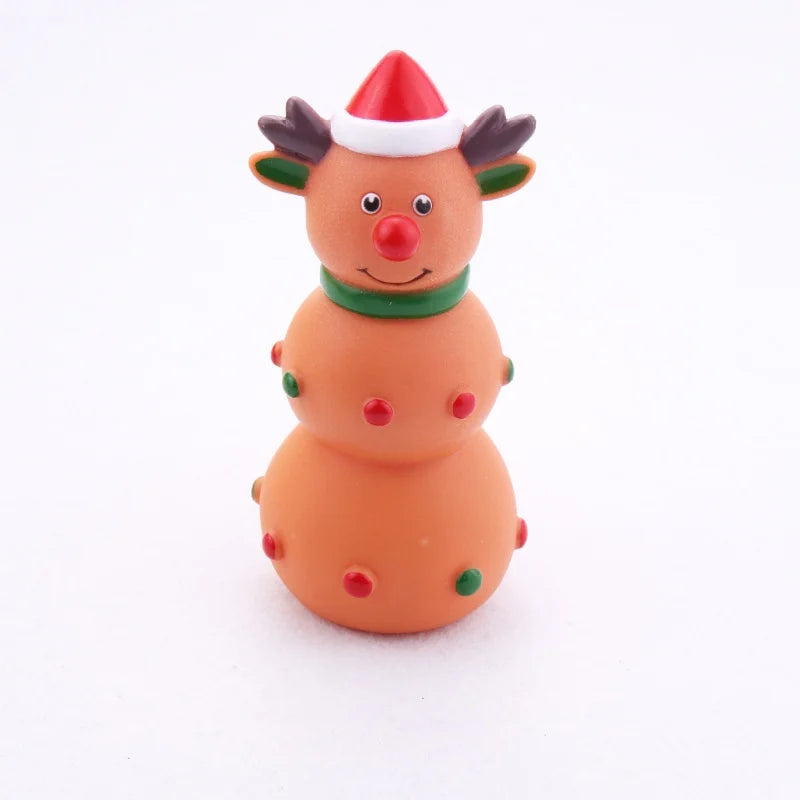 Christmas Latex Squeaky Toy for Dogs and Cats