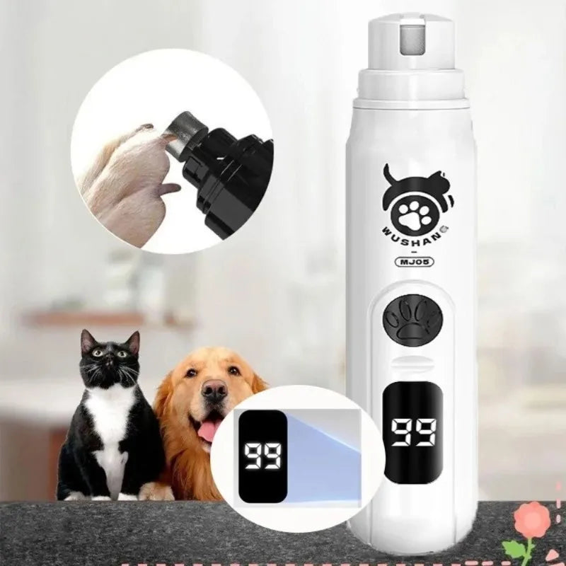 Electric Pet Nail Grinder & Clipper for Dogs & Cats