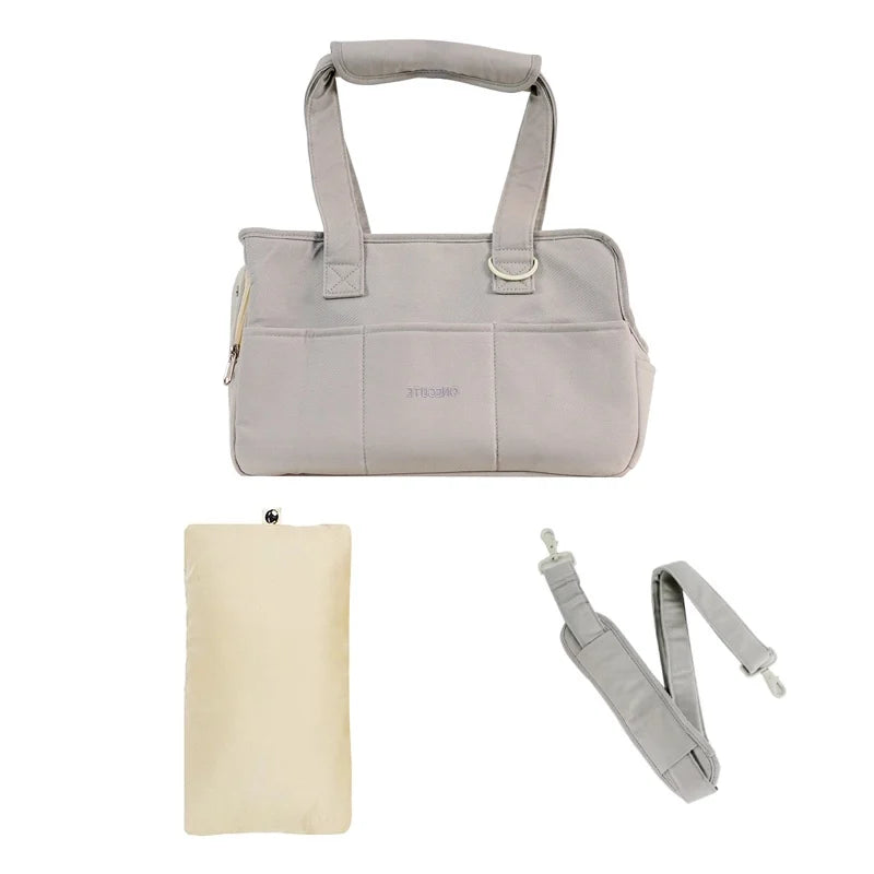 Cotton Shoulder Handbag Carrier with Pillow, Mat or Strap Options