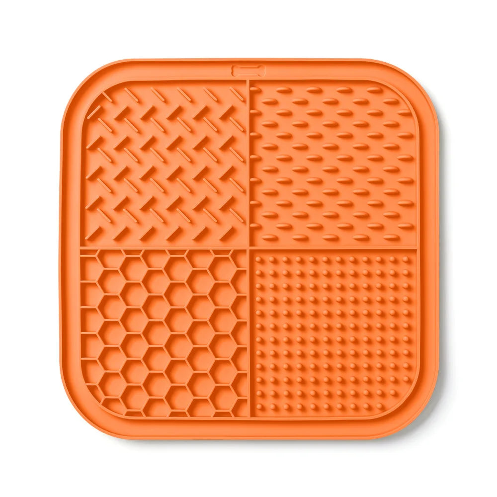 Rectangular Anti-Slip Lick Mat for Dog & Cat Bath Time