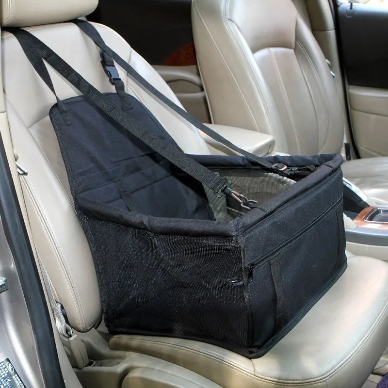 Durable Scratch Proof Dog Car Seat Pet Booster for Front Seat with Sturdy Safety Belt Foldable Stable Must Have for Puppy Travel