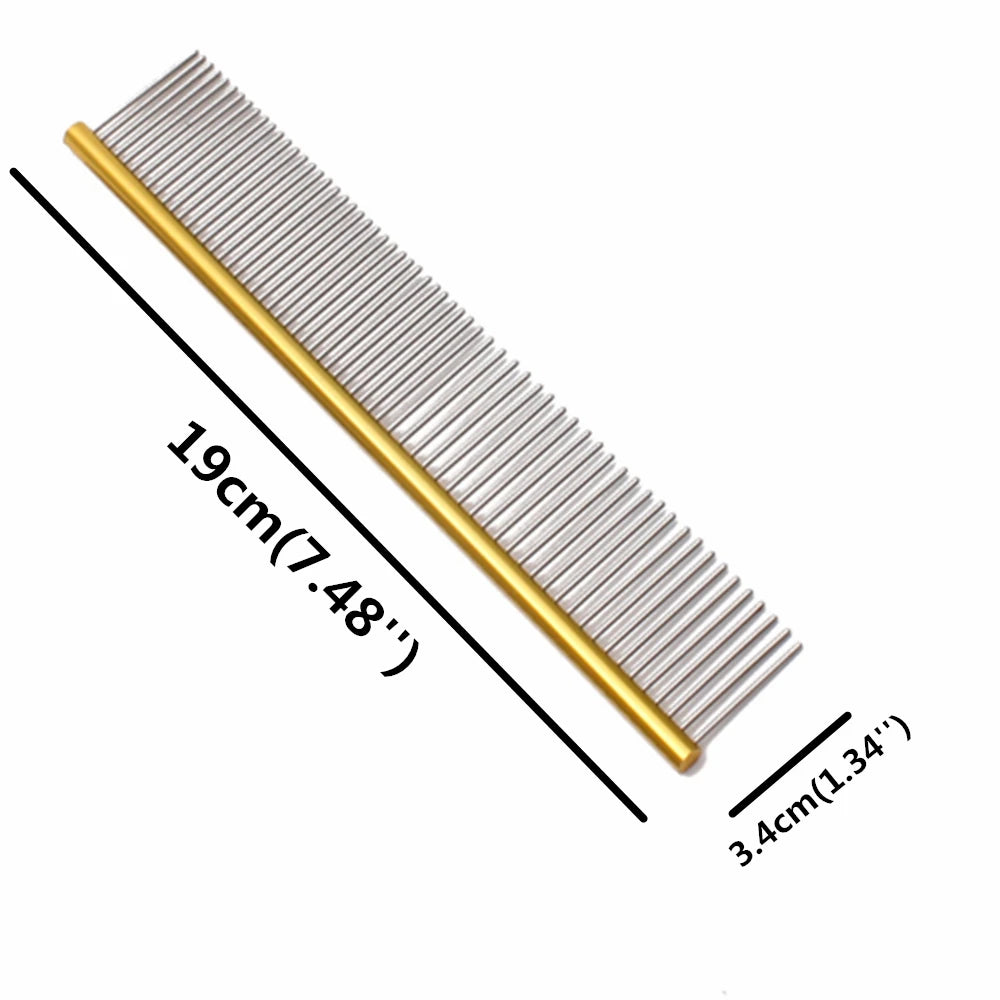 Aluminum Detangling Comb for Dogs – Medium