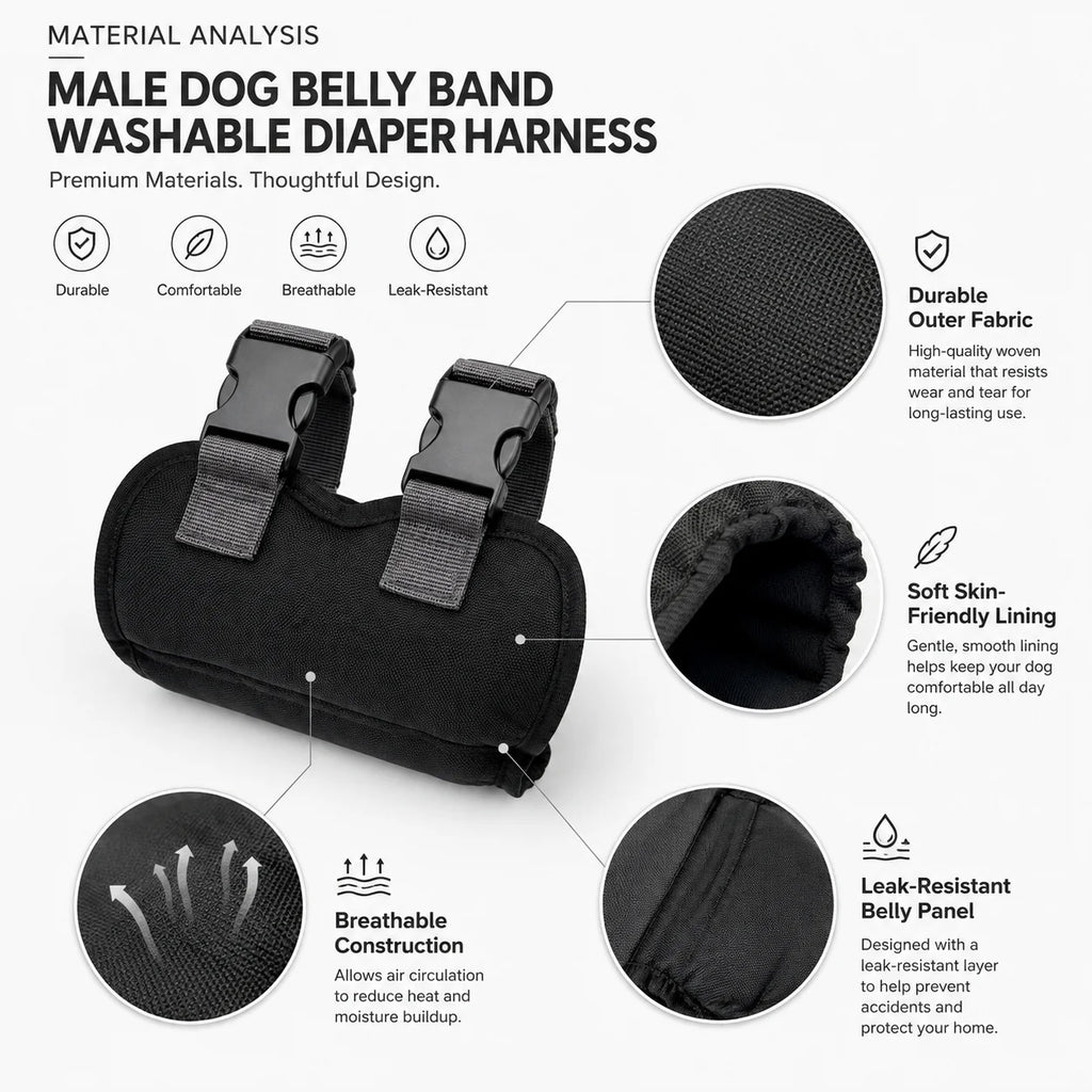 Pet Physiological Pants Outdoor Anti Harassment Safety Pants Comfortable Breathable Teddy Golden Retriever Male Dog Universal