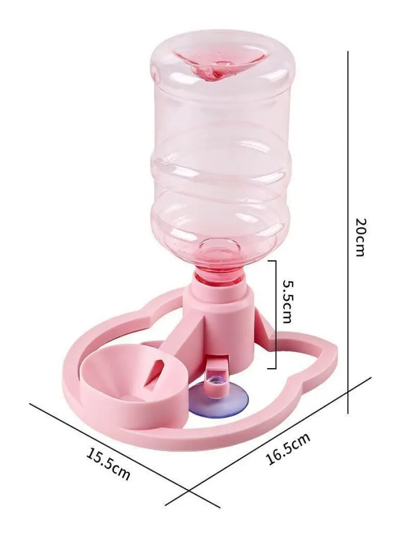 Pet Water Dispenser No Electricity Anti Spill Automatic Water Bowl for Cats Small Dogs Indoor Daily Drinking