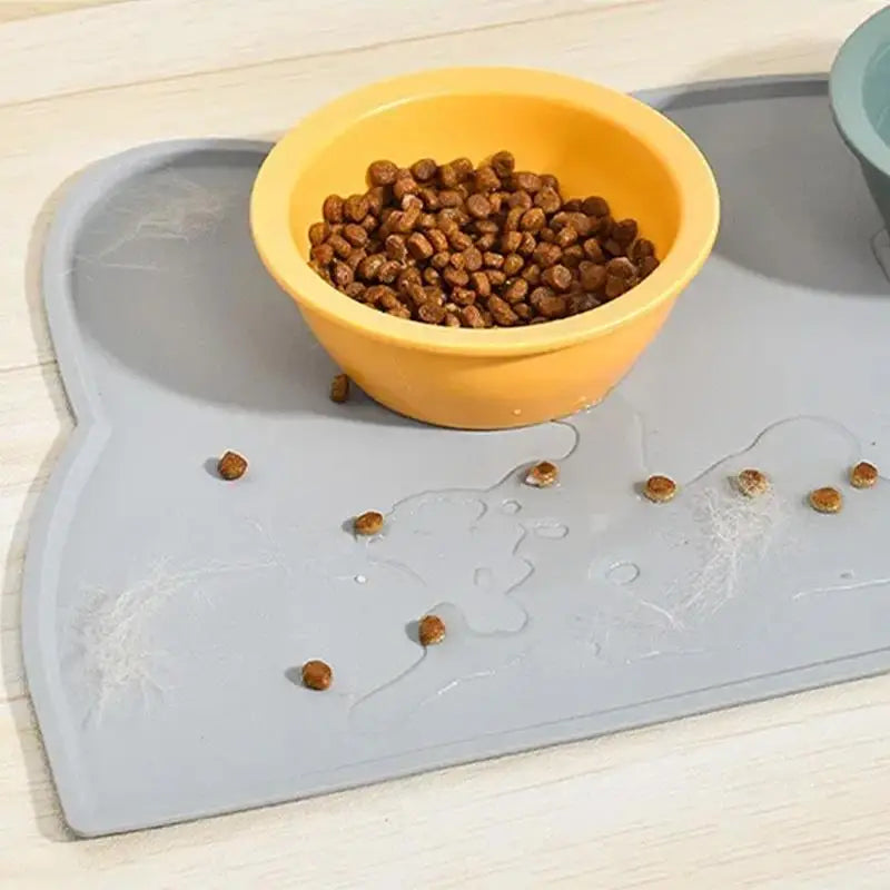 Silicone Pet Mat Pet Food Feeding Pad Waterproof Dog Cat Bowl Food Mat Puppy Feeder Tray Water Cushion Placemat