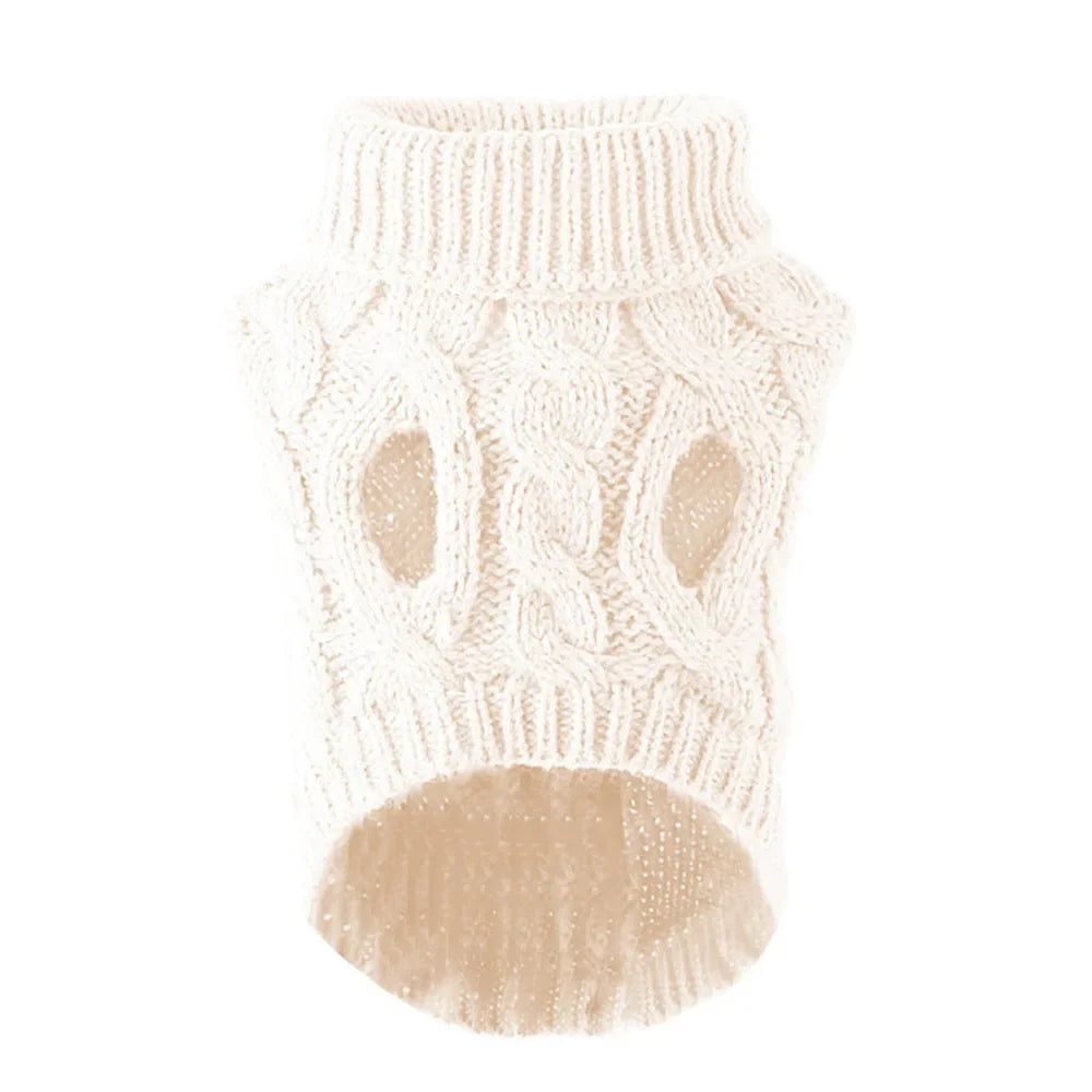 Classic Knit Pullover Sweater for Small & Medium Dogs