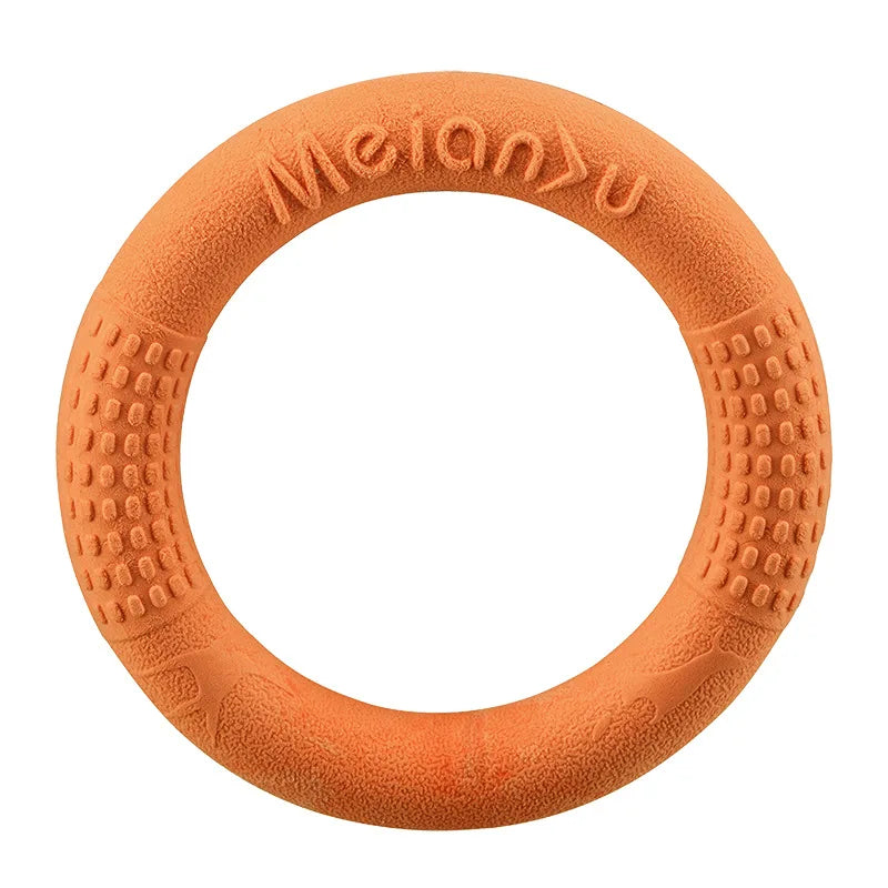 Bite-Resistant Soft Pull-Ring Frisbee Dog Training TPR Material Can Float Water Dog Training Interactive Pet Toys Pet Products