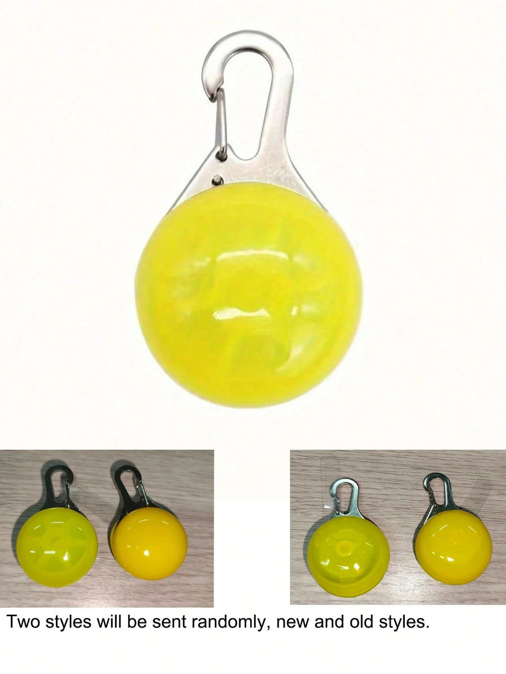 LED Dog Collar Pendant, Glow Clip in 4 Colors