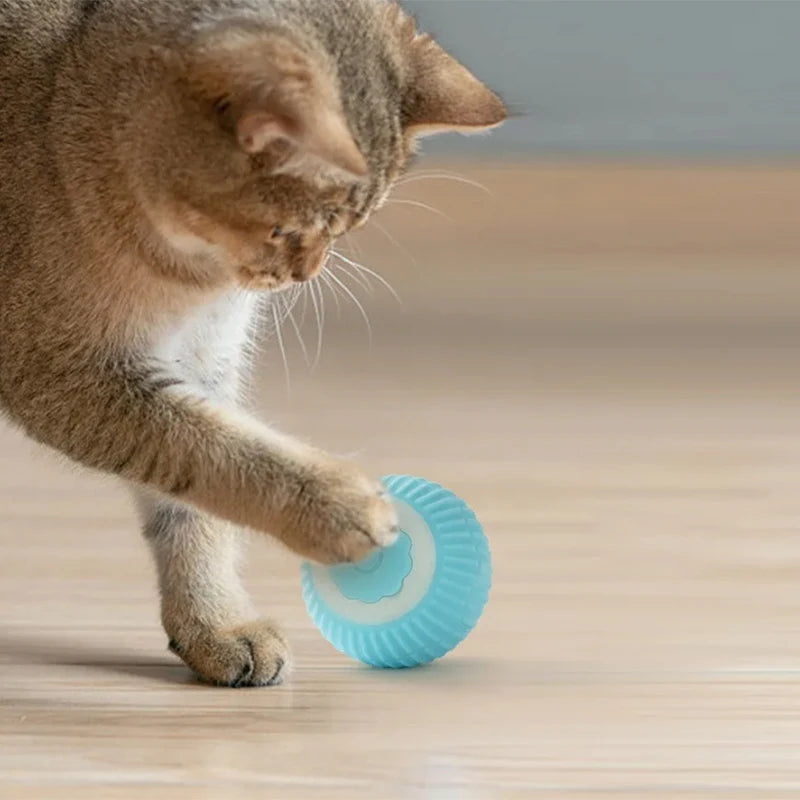 Smart Electric Cat Toy Rolling Ball Chew Proof Interactive Pet Toy For Cats Pet Products Usb Recharge Pet Interactive Gift