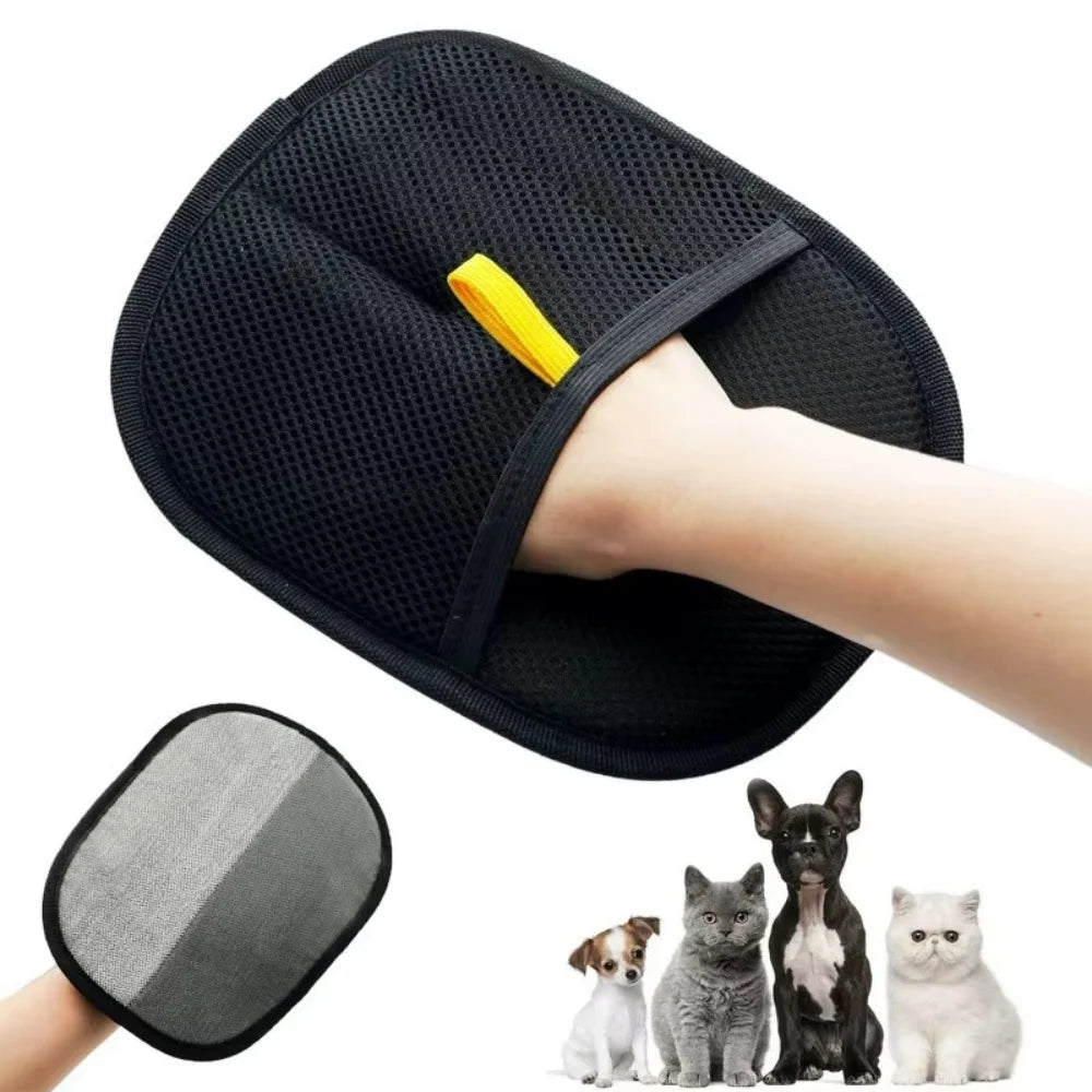 Pet Clothing Hair Remover Brush Static Free Brushing Tool Deshedding Brush Double-Sided Glove Cleaning Carpet Sticking Devices