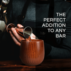 Savor Wooden Cup | Handmade, Charred Design for Bourbon