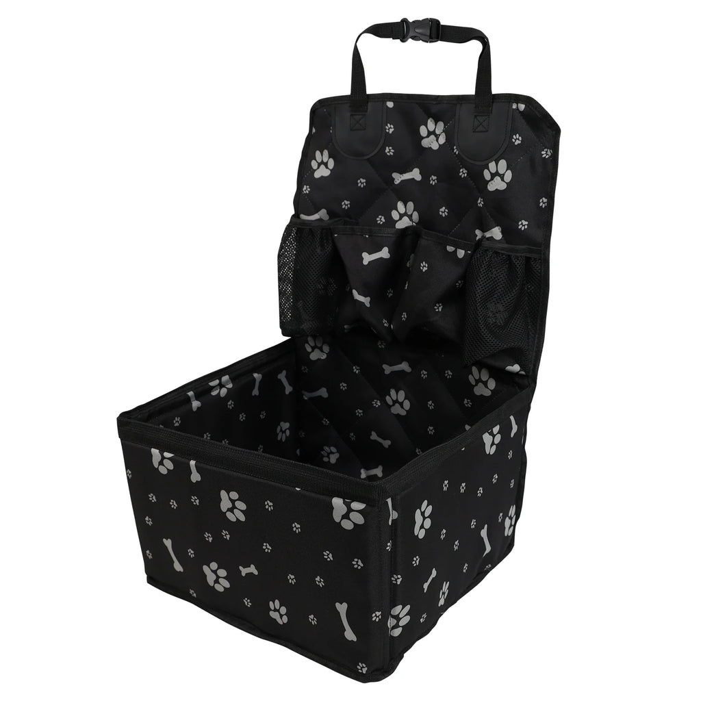 Dog Car Seat with Storage Pocket,Travel Dog Bag Cover Folding Hammock Pet Carriers and Travel Gear for Small Medium Dog Supplies
