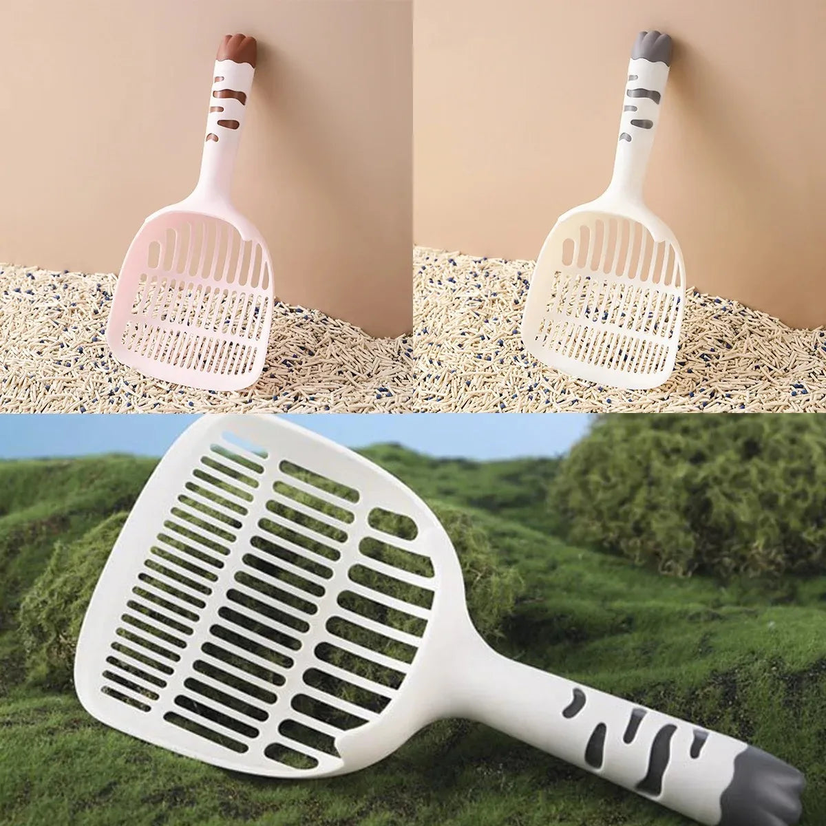 Plastic Sifting Cat Litter Scoop