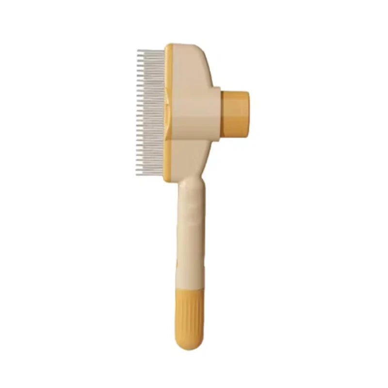 Dual-Purpose Comb for Cats Floating Teeth Hair Remover Brush with Needle Design for Pet Grooming Tool for Long/Short Fur