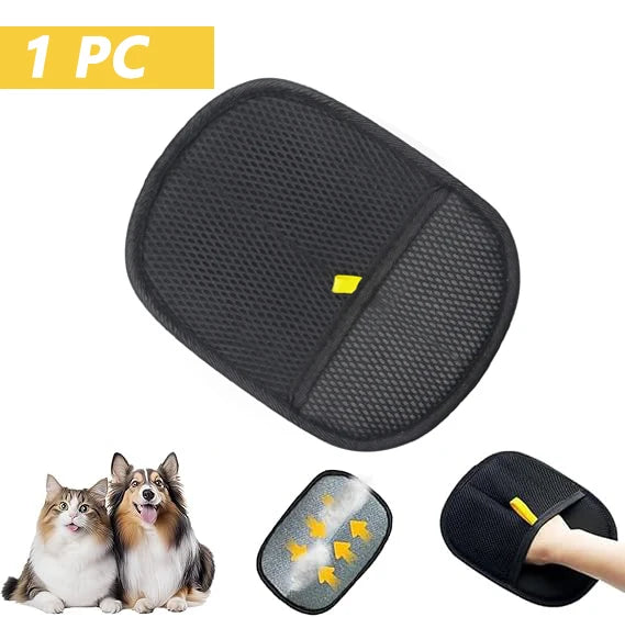 Reusable Plastic Pet Hair Removal Gloves, 1 to 4 Pack
