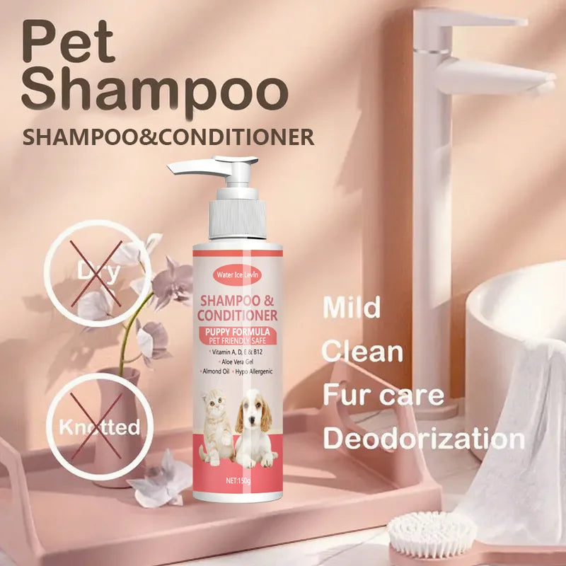 2-in-1 Shampoo & Conditioner with Vitamins & Aloe for Dogs & Cats
