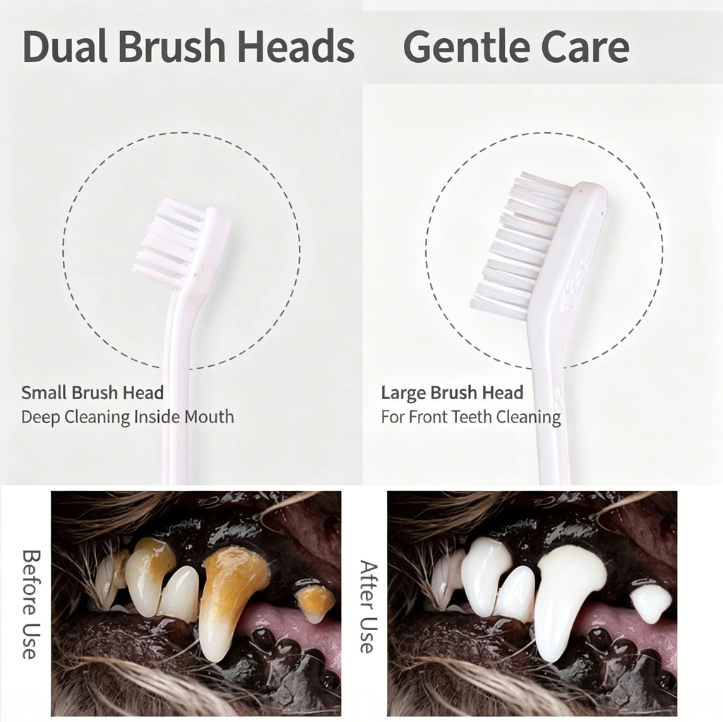 Pet Toothpaste for Dogs Fresh Breath Oral Cleaning Bad Breath Dental Plaque Cleaning Cat Care Edible Toothpaste