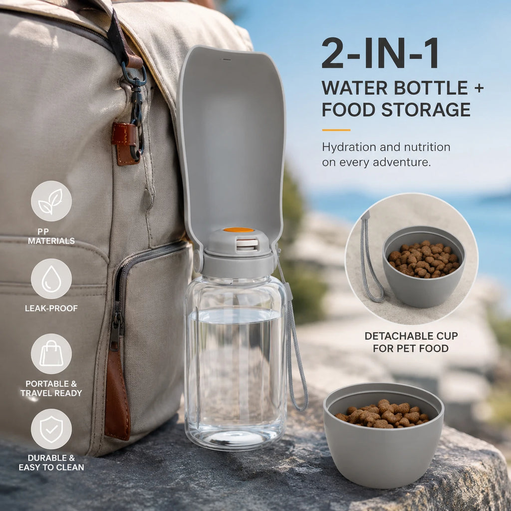16.9 oz Portable Dog Water Bottle for Small & Large Dogs