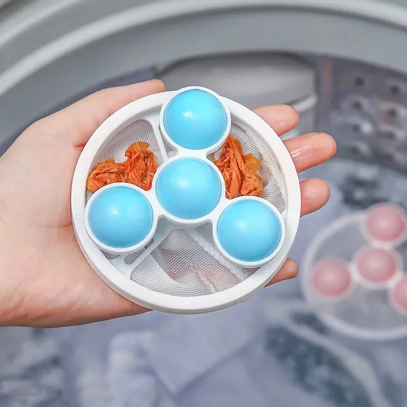 Reusable Washing Machine Lint Filter Bag Pet Hair Dirt Catcher Laundry Clothes Cleaning Tool