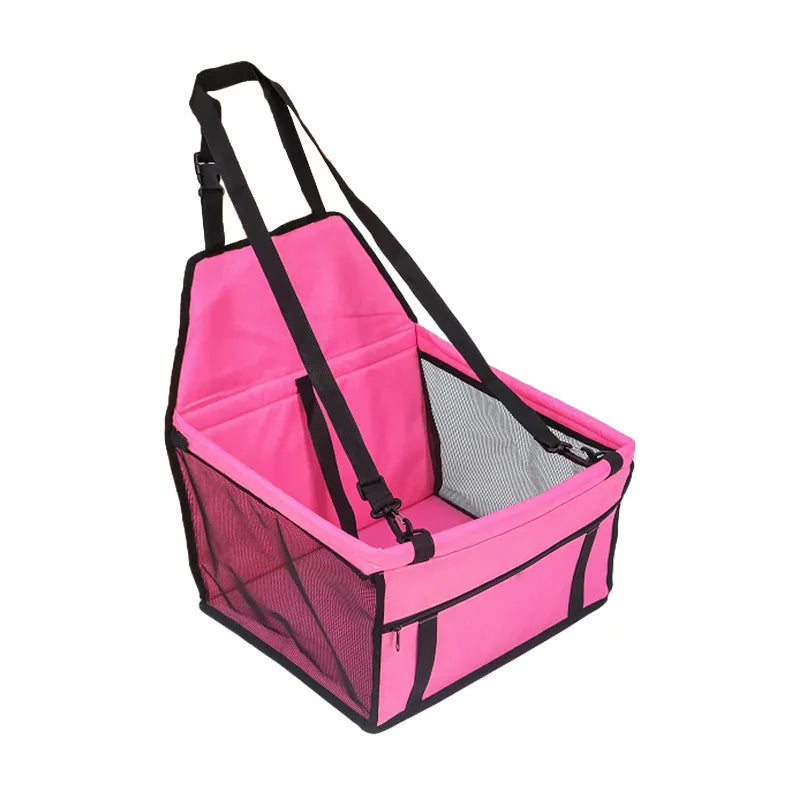 Durable Scratch Proof Dog Car Seat Pet Booster for Front Seat with Sturdy Safety Belt Foldable Stable Must Have for Puppy Travel