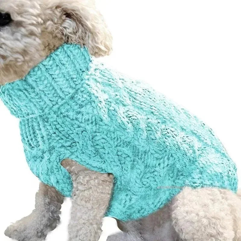 Dog Winter Clothes Knitted Pet Sweater For Small Medium Dogs Chihuahua Puppy Pet Clothes Yorkshire Pure Pullovers