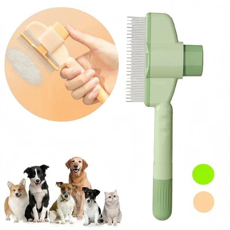 Stainless Steel Brush for Long-Haired Dogs & Cats