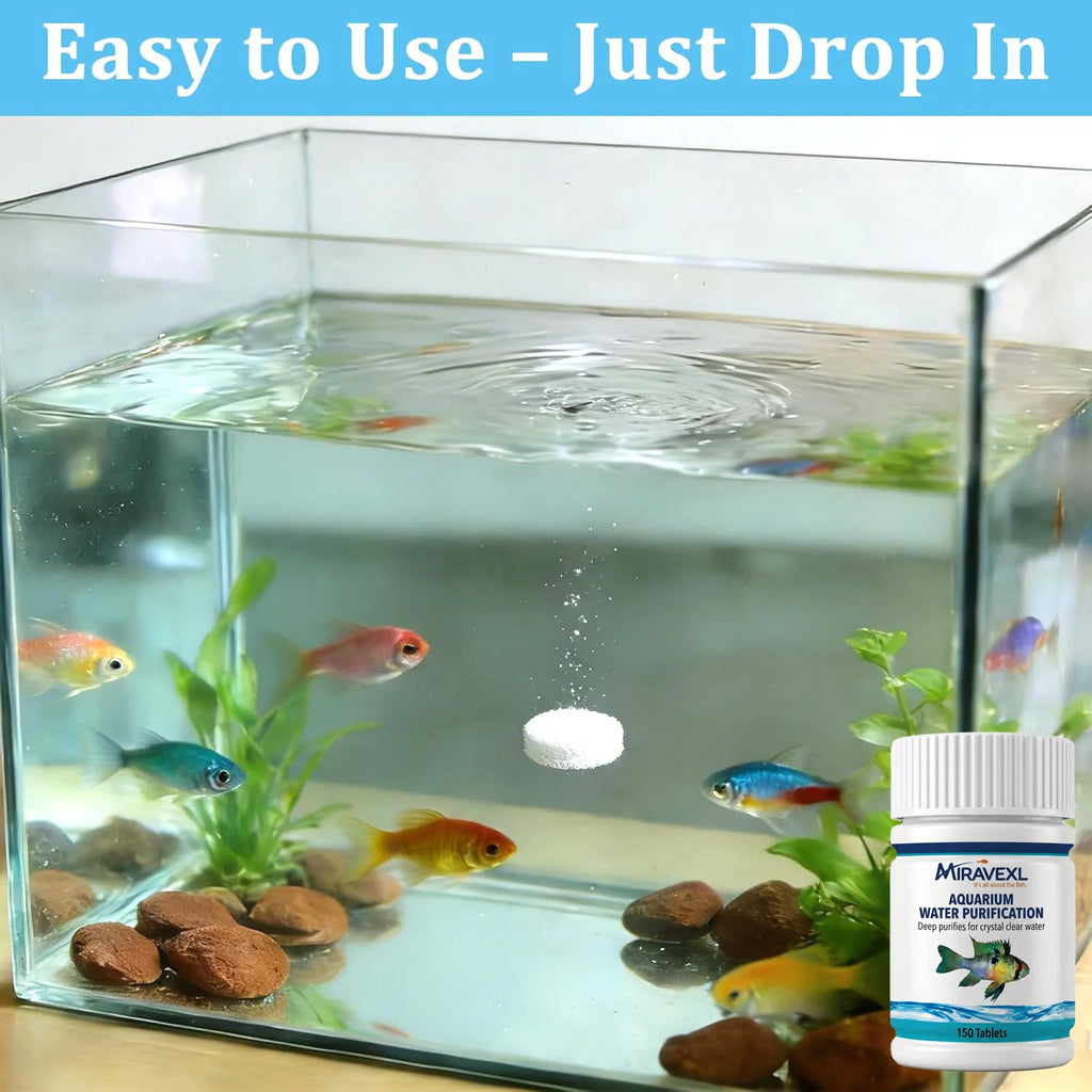 Aquarium Water Purification Tablets Fish Tank Clarifier Rapid Clear Turbidity Clean Ecosystem Care Pet Fish Health Accessories