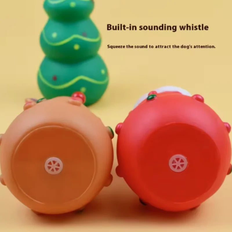 Christmas Latex Squeaky Toy for Dogs and Cats